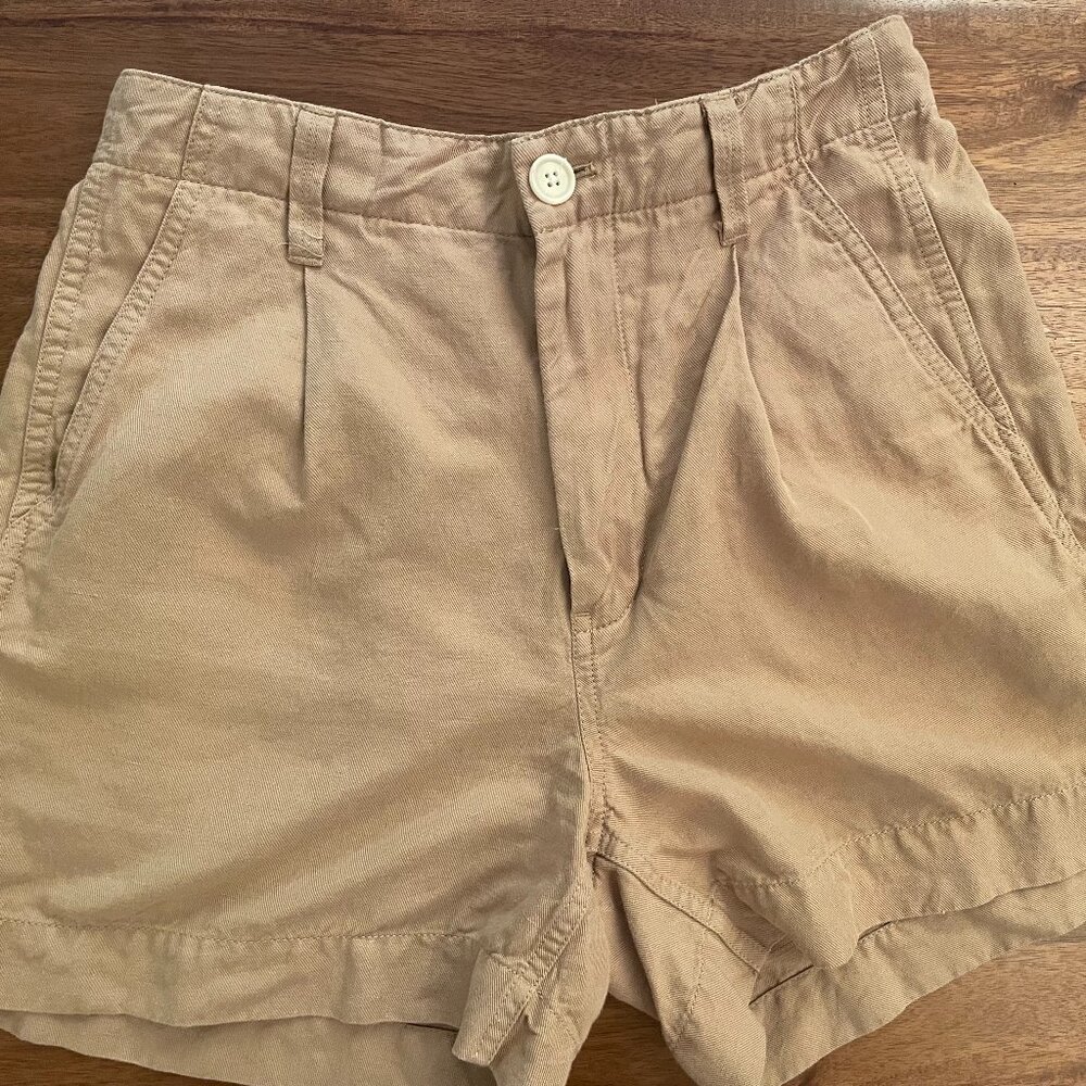 Alex Mill Twill Pleated Short, Vintage Khaki